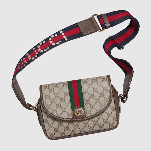 Gucci Neutral Ophidia Small gg Supreme Top Handle Bag - Women's -  Canvas/leather/cotton/linen/flax in Metallic