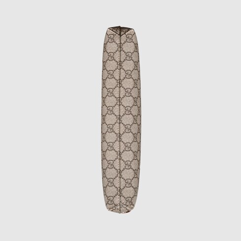 Medium messenger bag in beige and ebony Supreme | GUCCI® US