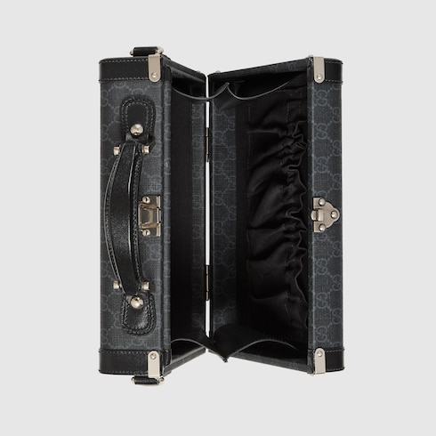 Бьюти-кейс с ручкой и орнаментом GG