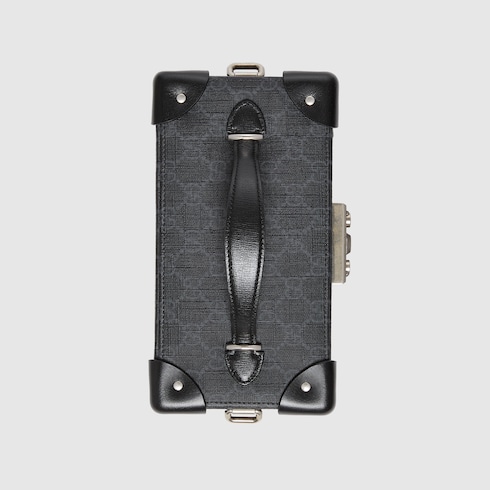 Жесткий футляр для часов с орнаментом GG