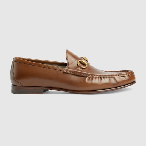 GUCCI Men s Horsebit 1953 Loafer Brown Leather