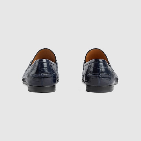 Men's Gucci Jordaan crocodile loafer
