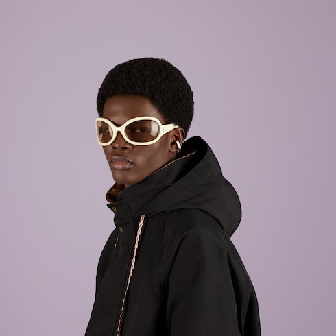 Veste réversible en toile GG