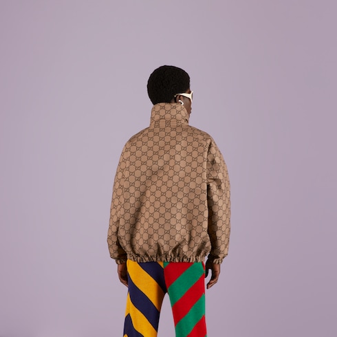 Veste réversible en toile GG