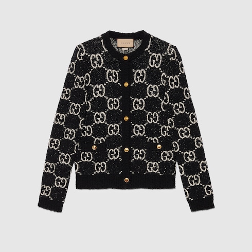 Gucci on sale jacquard cardigan