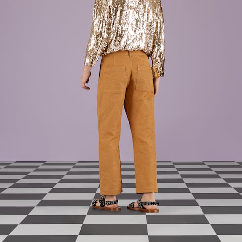 Straight-leg jacquard pant, Icône, Shop Women%u2019s Skinny Pants Online  in Canada