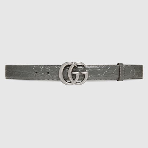 GG Marmont caiman belt Detail 2