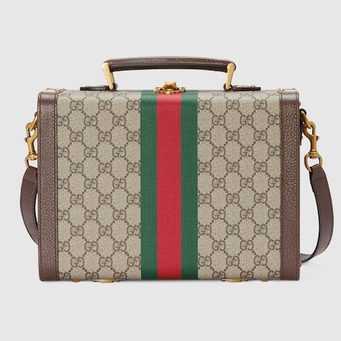 Бьюти-кейс Gucci Savoy с лентой Web