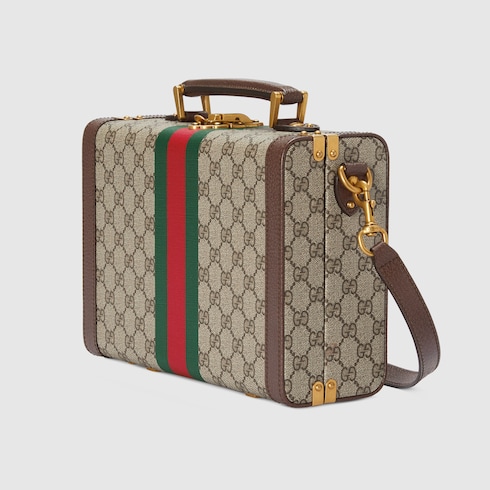 Бьюти-кейс Gucci Savoy с лентой Web