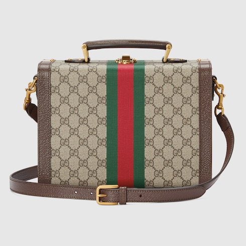 Бьюти-кейс Gucci Savoy с лентой Web