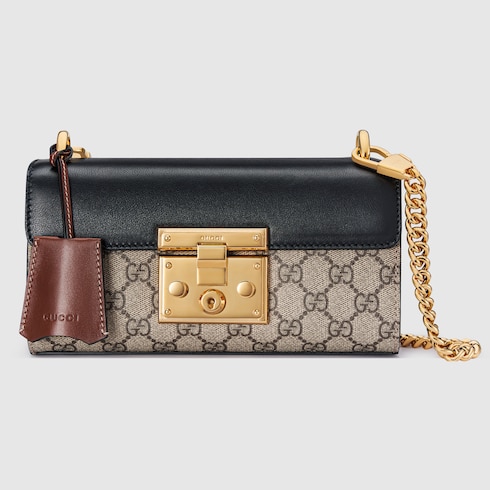 gucci padlock bag brown