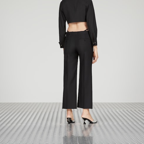 Wool mohair pant