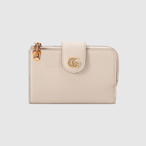 Medium Double G wallet with bamboo