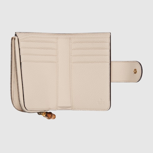 Medium Double G wallet with bamboo