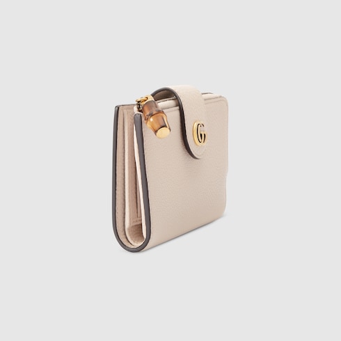 Medium Double G wallet with bamboo