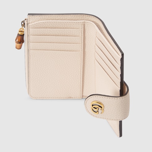 Medium Double G wallet with bamboo