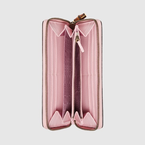 Zip around wallet with bamboo