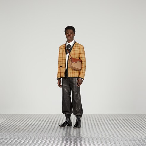 Gucci Leather pant with Gucci label. 2 Gucci Leather pant with Gucci label. 2