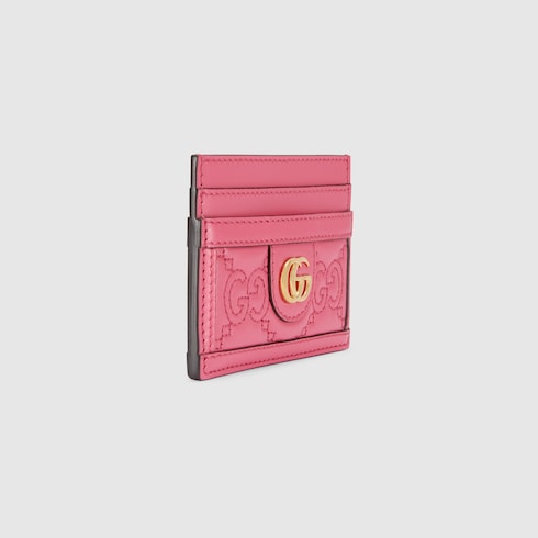 GG Matelassé card case