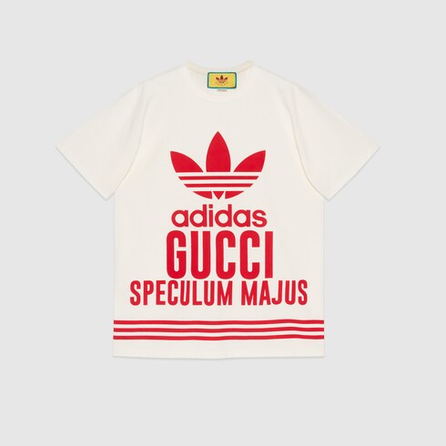 adidas x Gucci コットン Tシャツホワイト | GUCCI® JP