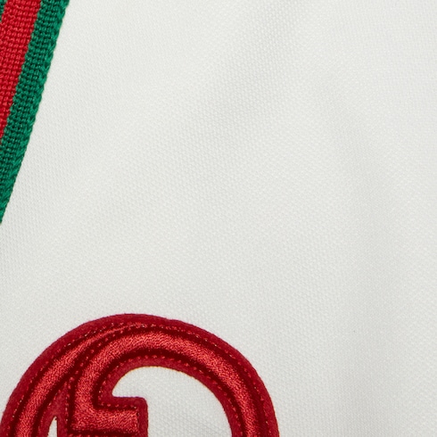 Gucci Jersey zip jacket with Web stripe. 4