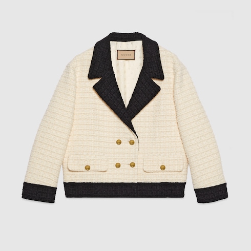 Gucci hotsell tweed cardigan