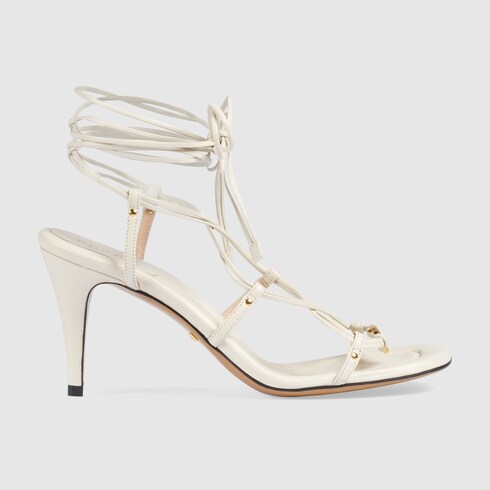 Gucci Women's Interlocking G strappy sandal. 1