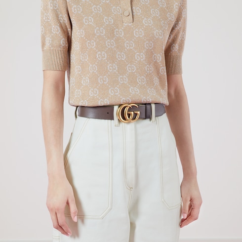 Ceinture réversible GG Marmont