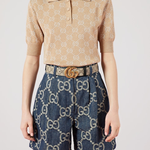 Ceinture réversible GG Marmont 