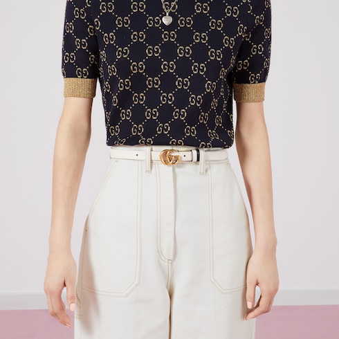 GG Marmont reversible thin belt Detail 4