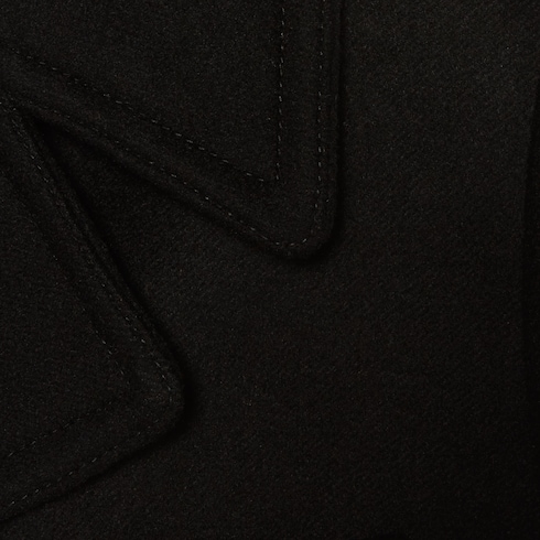 Manteau en laine avec broderie Double G