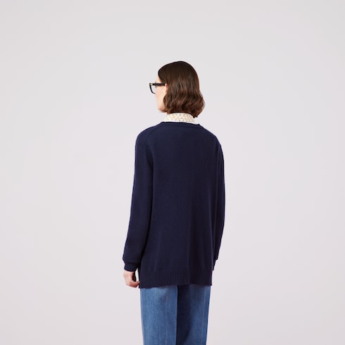 Cardigan aus Kaschmir mit Kettendetail