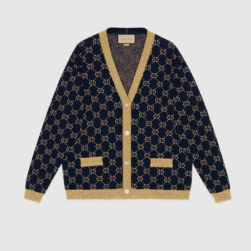 Cardigan aus GG Baumwolllamé