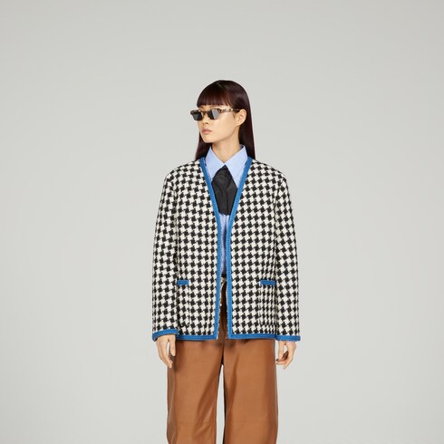 Gucci Gingham tweed jacket. 6