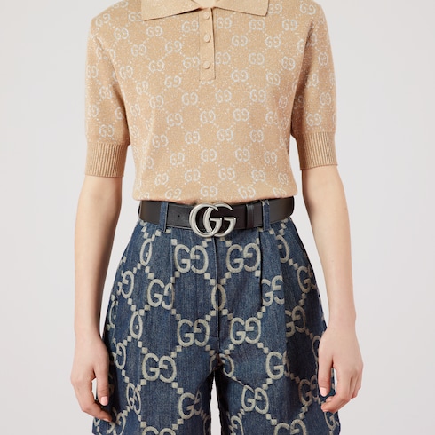 Широкий ремень GG Marmont