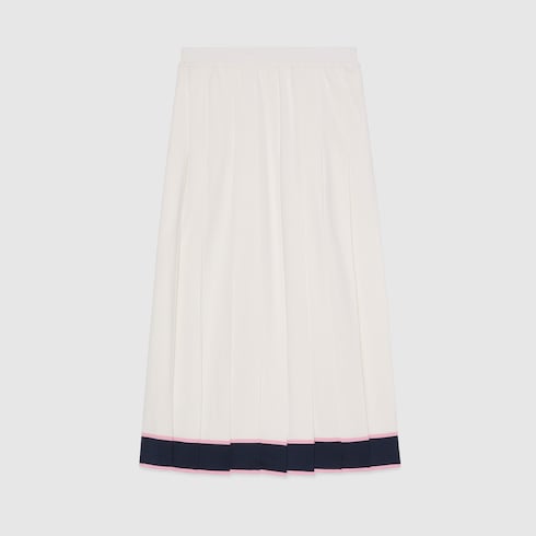 Gucci Fine cotton silk pleated skirt. 1