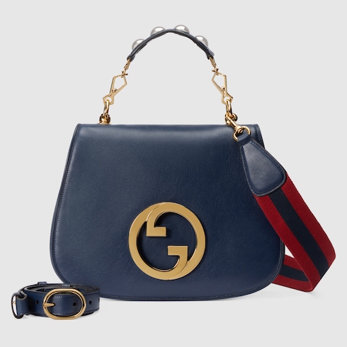 Chloé Bvlgari Gucci等　12点まとめ売り Gucci Blondie small top handle bag in blue leather | GUCCI® SG