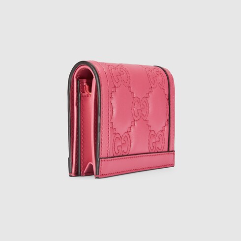 GG Matelassé card case wallet