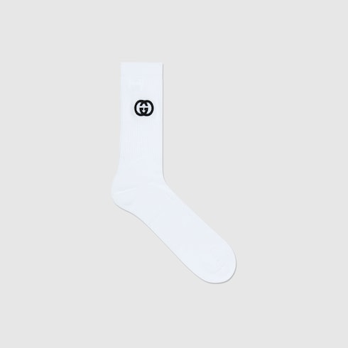 Chaussettes en mélange de coton avec motif GG