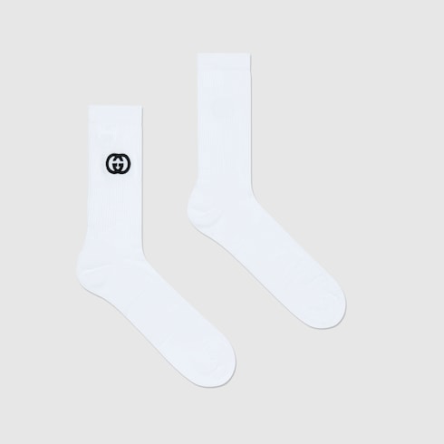 Chaussettes en mélange de coton avec motif GG