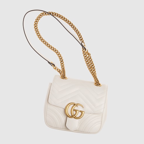 Borsa gucci marmont bianca hotsell
