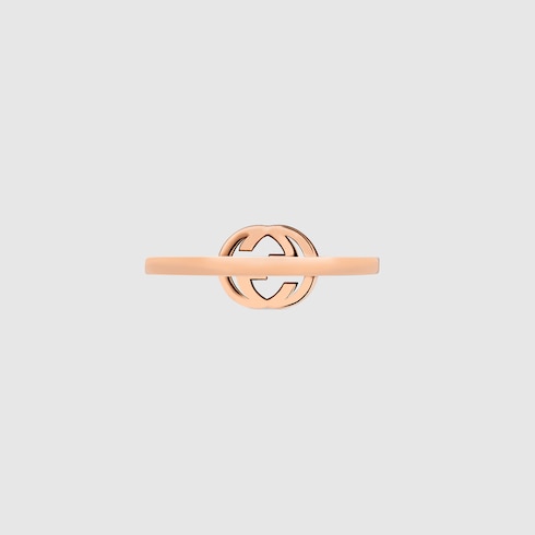Anello Gucci Interlocking con diamanti