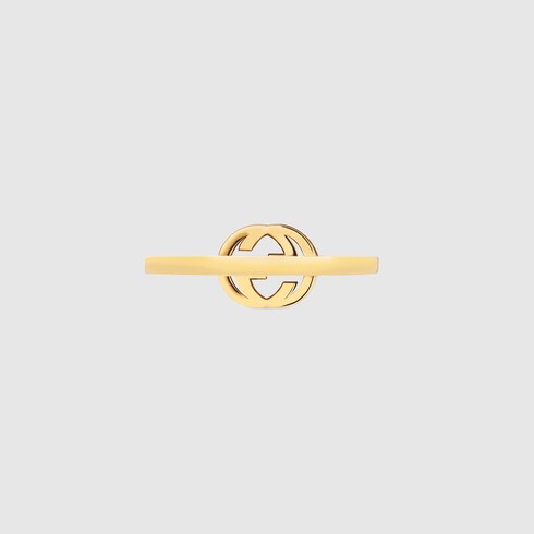 Anello Gucci Interlocking con diamanti
