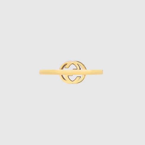 Gucci Interlocking系列钻石戒指