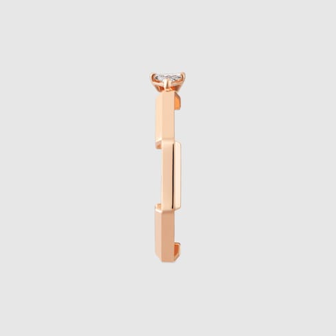 Anello Gucci Link to Love con diamanti 18 carati