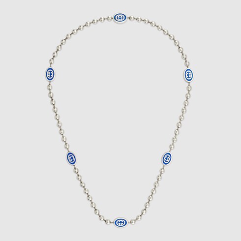 Gucci Interlocking G boule chain necklace. 2