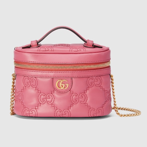 GG Matelassé top handle mini bag