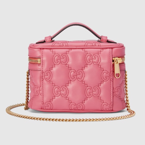GG Matelassé top handle mini bag