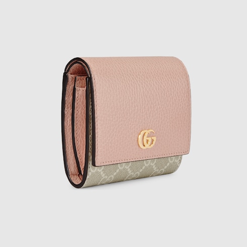 注目の福袋！ 新品 GUCCI グッチ ダブルGウォレット ピンク 折り財布