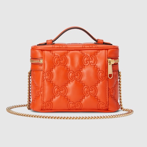 GG Matelassé top handle mini bag